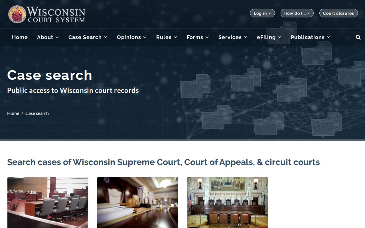 Buffalo County criminal court cases Wisconsin search gateway